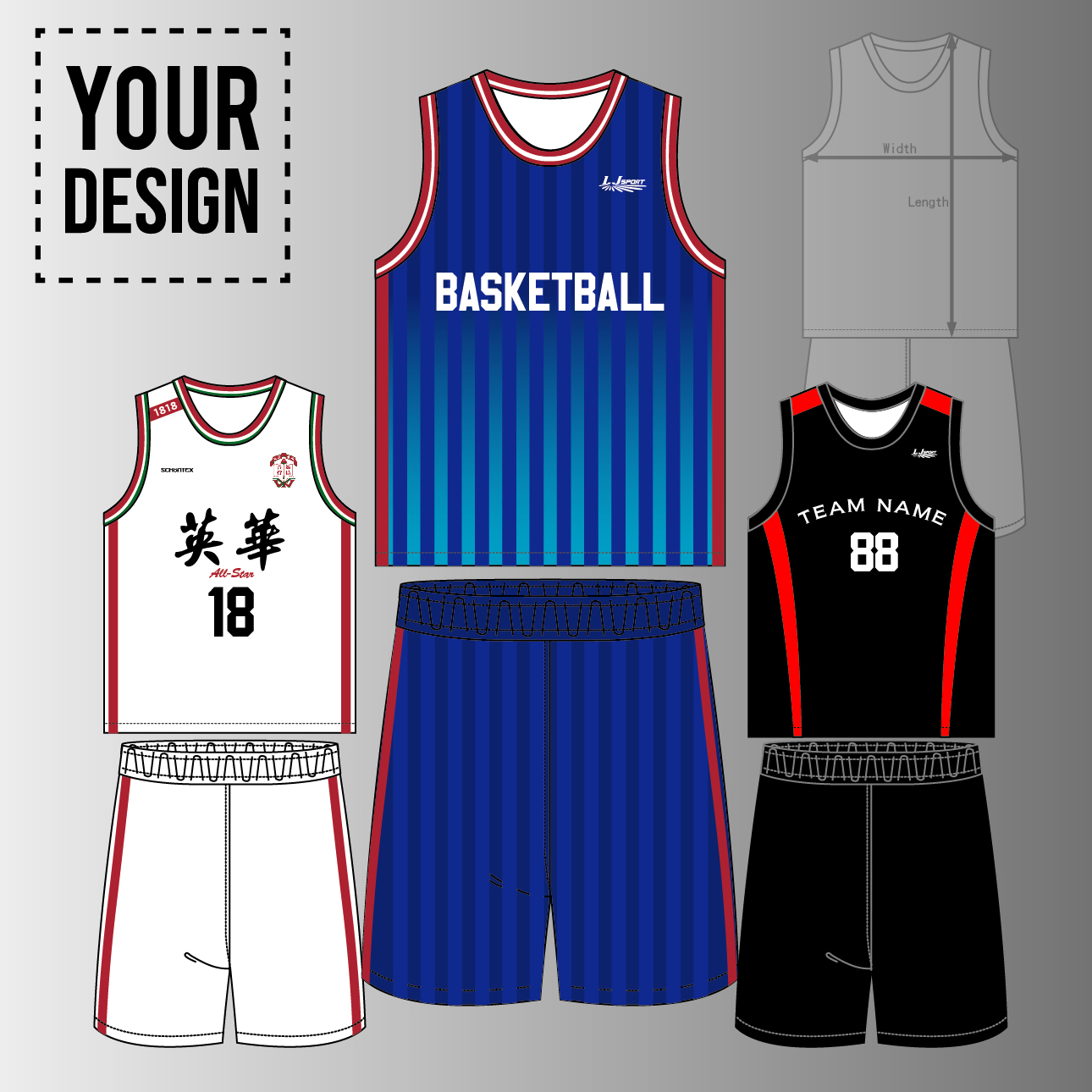 sublimated basketball jersey designs
