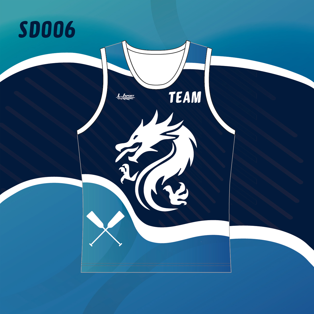 #Sublimation Dragon Boat Jersey #熱昇華龍舟背心