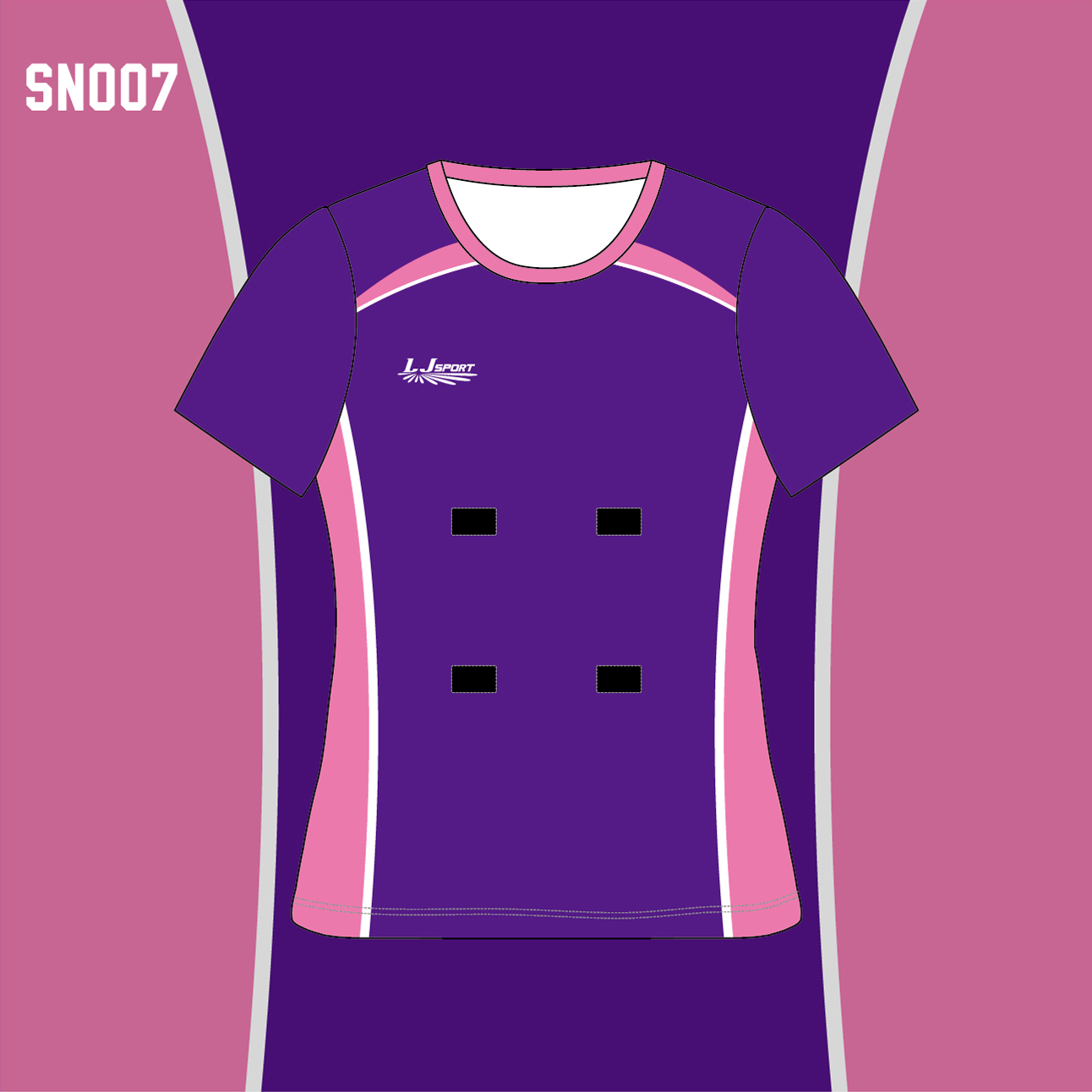 Netball Jersey With Velcros