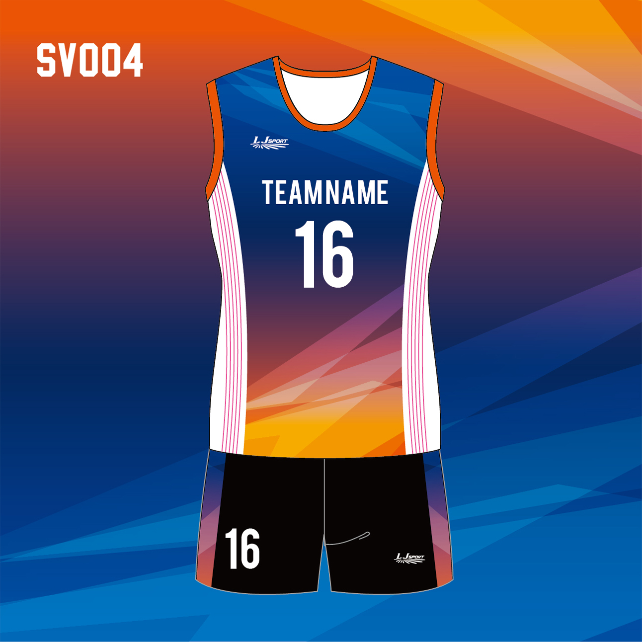Sublimation Volleyball Uniform